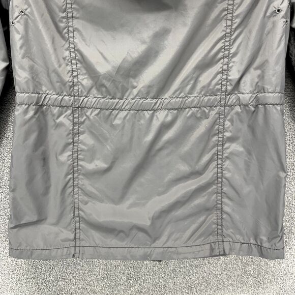 Appaman Jacket Kids 10 Gray thin light weight windbreaker lined pockets hooded - Picture 16 of 16